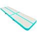Tappetino Ginnastica Gonfiabile E Pompa 700x100x15cm Pvc Verde - Foto miniatura 2