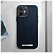 Cover Iphone 12 Mini In Pelle Di Salmone Premium Antiurto 2m Blu Notte - Foto miniatura 2