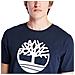 T-shirt Da Uomo Kennebec River Tree Blu Taglia L Codice Tb0a2c2r433 - Foto miniatura 3