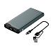 Volthub Pro - Select Edition - Powerbank - 10000 Mah - 37 Wh - 22,5 Watt - 5 A - Huawei Fast Charge, Pd 2,0, Pd 3,0, Qc 2,0, Qc 3,0, Afc, Scp - 3 Ausgabeanschlussstellen (2 X Usb, Usb-c) - Gun Metal (468777)  - Foto miniatura 3