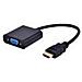 A-HDMI-VGA-03 VGA HDMI Nero cavo di interfaccia e adattatore - Foto miniatura 1