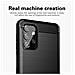 Custodia Compatibile Con Samsung Galaxy A32 5g In Brushed Nero - Coperchio Protettivo In Silicone Tpu Flessibile In Look Acciaio Inossidabile-fibra Di Carbonio - Foto miniatura 3
