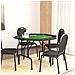 Tavolo Da Poker Pieghevole 8 Giocatori Verde 108x108x75 Cm - Foto miniatura 1