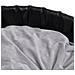 Lettino Per Cani Nero E Grigio 79x70x19 Cm Peluche E Similpelle - Foto miniatura 5