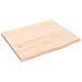 Ripiano a Parete 60x50x2 cm Legno Massello Rovere Non Trattato - Foto miniatura 1