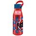 Borraccia Rossa Per Bambini In Alluminio Spiderman 760 Ml Con Cappuccio E Manico In Silicone - Foto miniatura 1