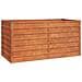Letto Rialzato da Giardino Ruggine 160x80x77 cm Acciaio Corten - Foto miniatura 2