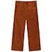 Pantaloni Per Bambini In Velluto A Coste Cognac 104 - Foto miniatura 2