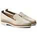 Mocassini Donna Janalee Beige Avorio In Pelle 39 - Foto miniatura 3