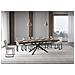 Tavolo allungabile 90x160/420 cm Plaker noce gambe antracite - Foto miniatura 3