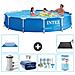 Piscina Fuori Terra - In Giro - 366x76 Cm - Blu - Include Accessori Coordinati A1765 - Foto miniatura 1
