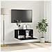 Set di mobili TV Rovere nero Legno ingegnerizzato Media Mobile TV - Foto miniatura 2