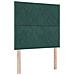 Letto Contenitore  con Materasso Verde Scuro Matrimoniale Piccolo in Velluto - Foto miniatura 3
