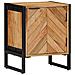 Comodino 40x30x50 cm in legno massello di acacia - Foto miniatura 4