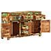 Credenza 110x30x65 In Legno Massello Di Recupero - Foto miniatura 1