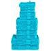 Set ASciugamani SOLUND 12 pz Turchesi 600 gsm - Foto miniatura 1