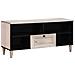 Mobile TV Bianco 105 x 33 x 46 cm legno massello di mango - Foto miniatura 1