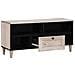 Mobile TV Bianco 105 x 33 x 46 cm legno massello di mango - Foto miniatura 2