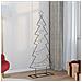 Albero di Natale in metallo con supporto Nero 150 cm Acciaio - Foto miniatura 2