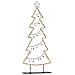 Albero di Natale in metallo con supporto Nero 150 cm Acciaio - Foto miniatura 3
