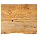 Piano Tavolo Bordi Vivi 110x80x3,8cm in Legno Massello di Mango - Foto miniatura 1