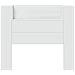 Testiera Bianco 120 x 16,5 x 103,5 cm Legno multistrato - Foto miniatura 5