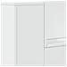 Testiera Bianco 120 x 16,5 x 103,5 cm Legno multistrato - Foto miniatura 8