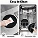 Vassoio Grande Rotondo Ondulato In Silicone - 30,5 Cm, Organizer Decorativo E Funzionale White - Foto miniatura 4