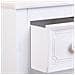 Comodino In Legno Con 1 Cassetto Bianco 33x26,5x72,5. - Foto miniatura 7