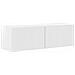 Set di Mobiletto da TV a Parete 4 pcs Bianco Lucido - Foto miniatura 5