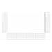 Set di Mobiletto da TV a Parete 4 pcs Bianco Lucido - Foto miniatura 7