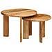 Tavoli da Caffè Nido 2 pcs Marrone Legno di mango massello - Foto miniatura 1
