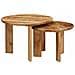 Tavoli da Caffè Nido 2 pcs Marrone Legno di mango massello - Foto miniatura 2