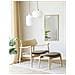 Olvera - Poggiapiedi In Poliestere Naturale /marrone Con Gambe In Rovere Fsc® 53,5x43x38 Cm - Foto miniatura 6