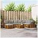 Set divani con cuscino 9 pcs Grigio Naturale e Chiaro - Foto miniatura 2