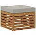 Set divani con cuscino 9 pcs Grigio Naturale e Chiaro - Foto miniatura 6