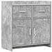 Credenza Grigio Cemento 75 x 36 x 80 cm Legno ingegnerizzato - Foto miniatura 1