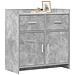 Credenza Grigio Cemento 75 x 36 x 80 cm Legno ingegnerizzato - Foto miniatura 2