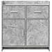Credenza Grigio Cemento 75 x 36 x 80 cm Legno ingegnerizzato - Foto miniatura 4