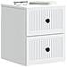 Mobiletto da notte a muro 2 pcs Bianco 33 x 34,5 x 40 cm - Foto miniatura 2