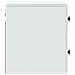 Mobiletto da notte a muro 2 pcs Bianco 33 x 34,5 x 40 cm - Foto miniatura 6