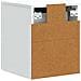 Mobiletto da notte a muro 2 pcs Bianco 33 x 34,5 x 40 cm - Foto miniatura 7