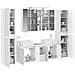Set di mobili per il bagno 6 pcs Bianco - Foto miniatura 3