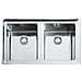 Lavello NPX620 2 Vasche Dimensioni 86 x 51 cm Colore Inox Satinato Serie Neptune Plus - Foto miniatura 3