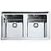 Lavello NPX620 2 Vasche Dimensioni 86 x 51 cm Colore Inox Satinato Serie Neptune Plus - Foto miniatura 4