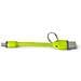 Cavo Dati / Caricatore USB per Smartphone Colore Verde - Foto miniatura 1