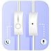 Auricolari Kit Voce Originali Samsung Bianco - Foto miniatura 13