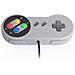 Gaming Gp100 - Coppia Di Gamepad Controller Usb Con Design Snes (super Nintendo) [ grigio] - Foto miniatura 4