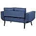 Divano Letto Con Rivestimento Blu Navy Brekke - Foto miniatura 15