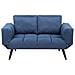 Divano Letto Con Rivestimento Blu Navy Brekke - Foto miniatura 17